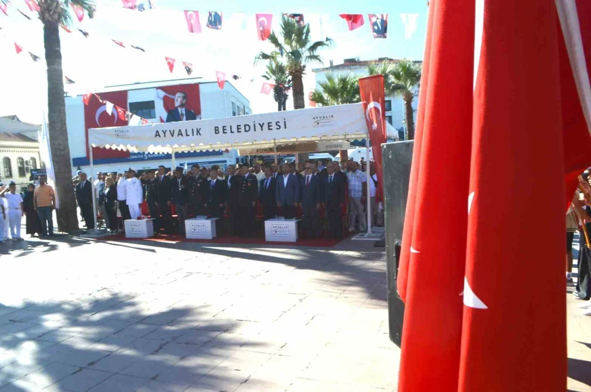 Ayvalık'ta 19 Eylül Gaziler Günü törenle kutlandı