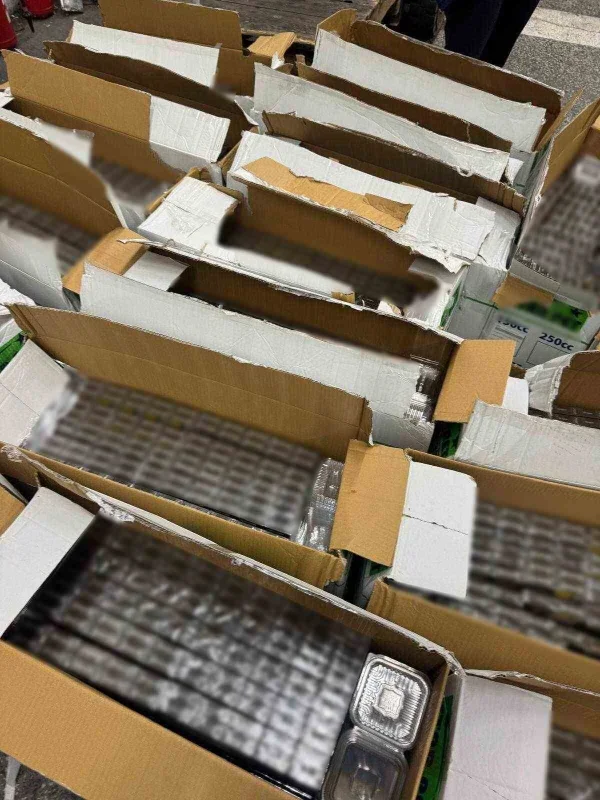Kaptan Andreevo'da 20 bin paket kaçak sigara ele geçirildi