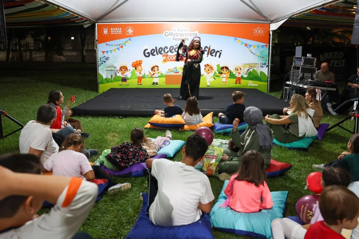 Bursa Gastronomi Festivali'nde çocuklara spor ve kültür etkinlikleri