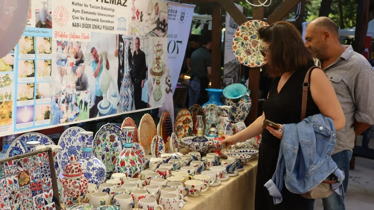 Bursa Gastronomi Festivali'nde unutulan meslekler tanıtıldı