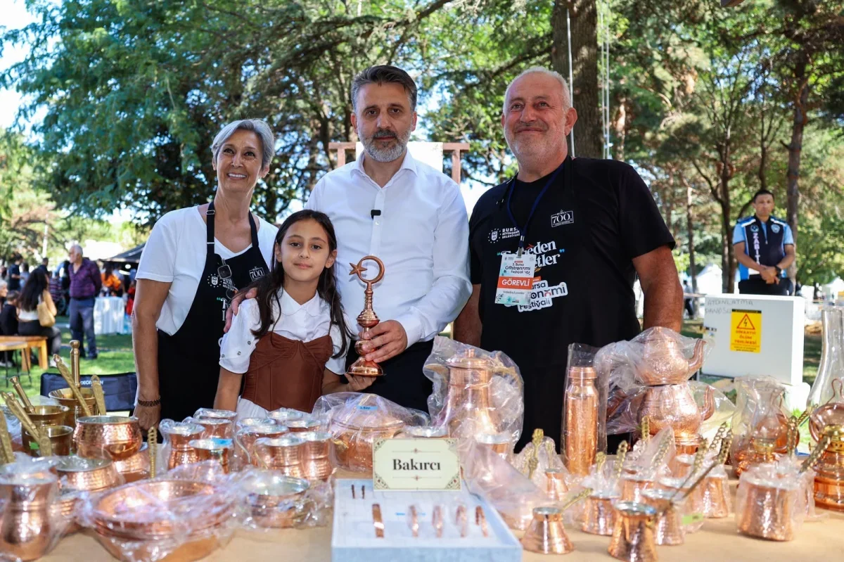 Bursa Gastronomi Festivali'nde unutulan meslekler tanıtıldı