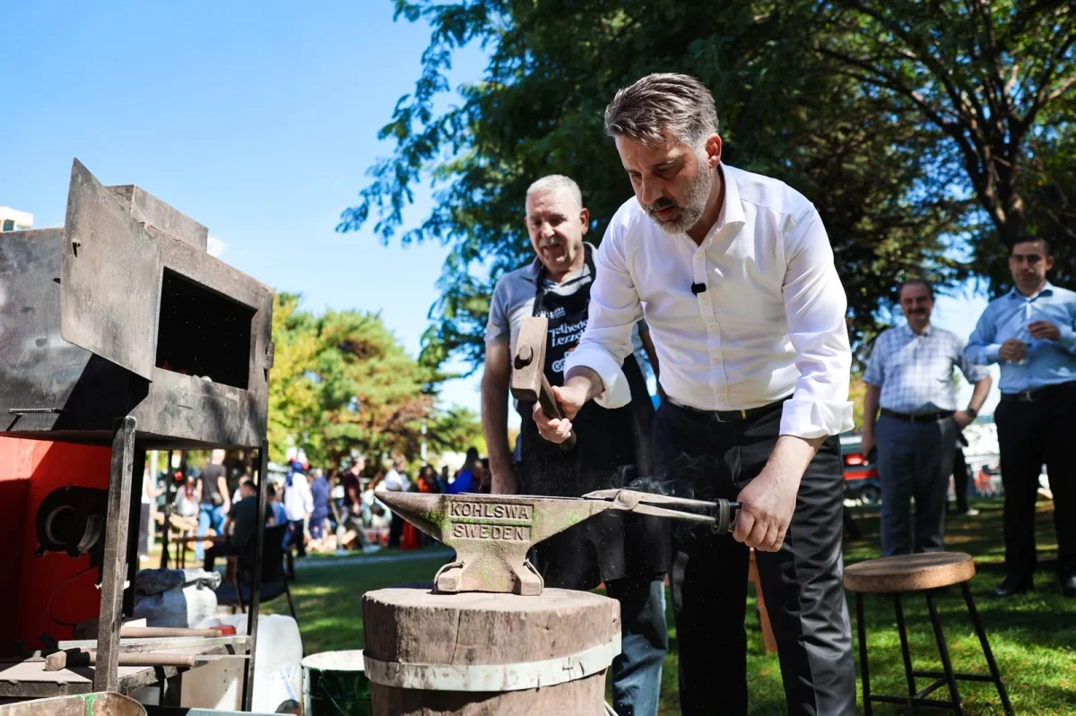 Bursa Gastronomi Festivali'nde unutulan meslekler tanıtıldı