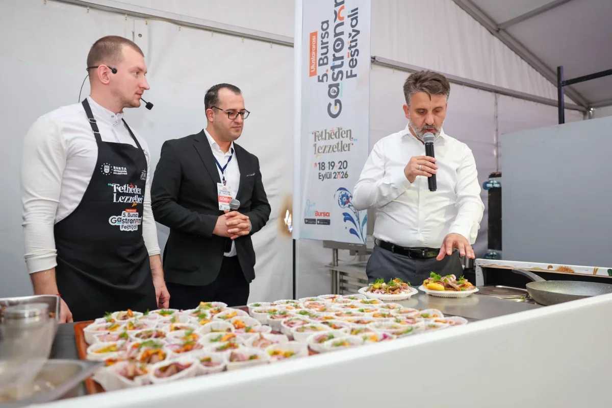 Bursa Gastronomi Festivali'nde kardeş şehirlerin lezzetleri sunuldu