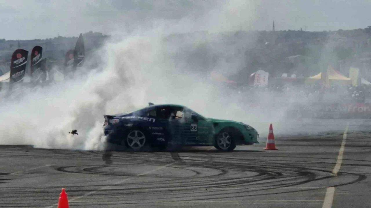 Tekirdağ Tuning ve Drift Festivali'nde 120 araç sahne aldı