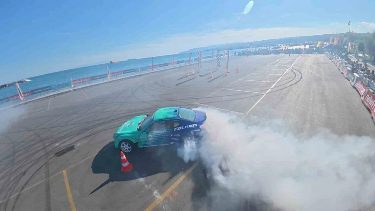 Tekirdağ Tuning ve Drift Festivali'nde 120 araç sahne aldı