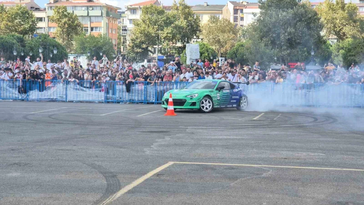 Tekirdağ Tuning ve Drift Festivali'nde 120 araç sahne aldı