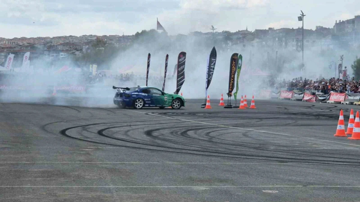 Tekirdağ Tuning ve Drift Festivali'nde 120 araç sahne aldı