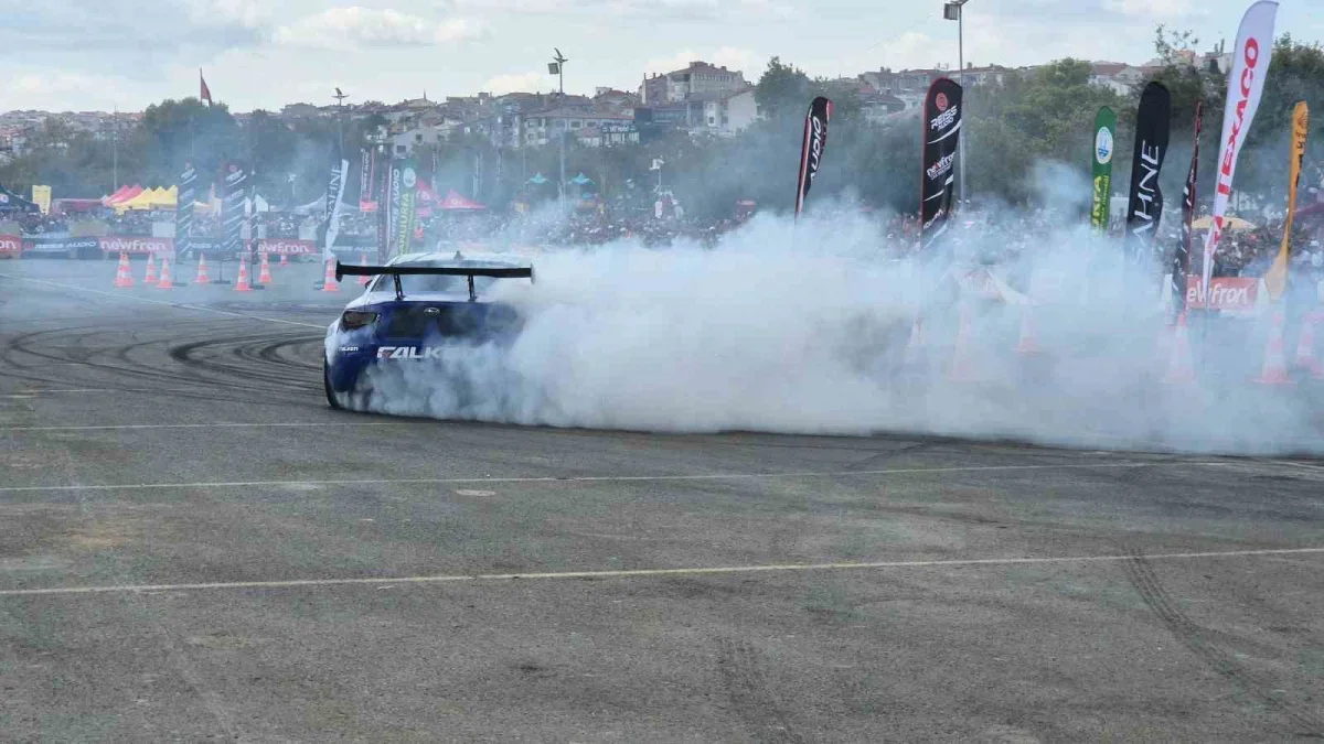 Tekirdağ Tuning ve Drift Festivali'nde 120 araç sahne aldı