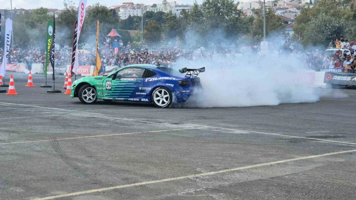 Tekirdağ Tuning ve Drift Festivali'nde 120 araç sahne aldı