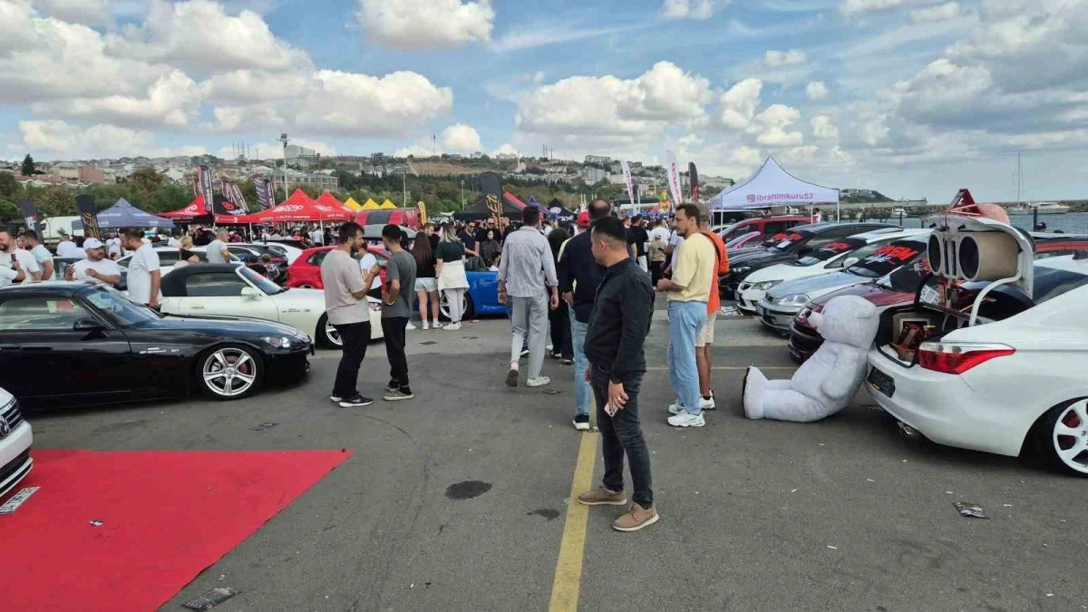 Tekirdağ Tuning ve Drift Festivali'nde 120 araç sahne aldı