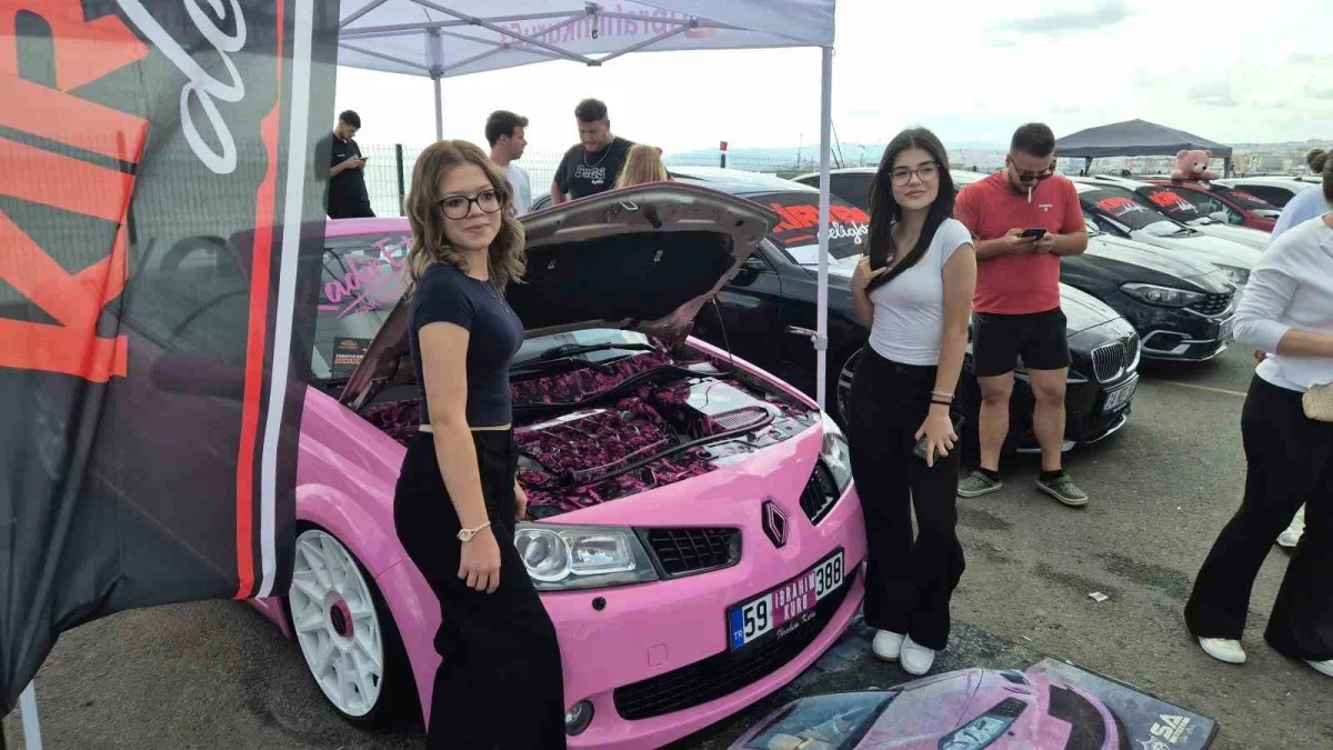 Tekirdağ Tuning ve Drift Festivali'nde 120 araç sahne aldı