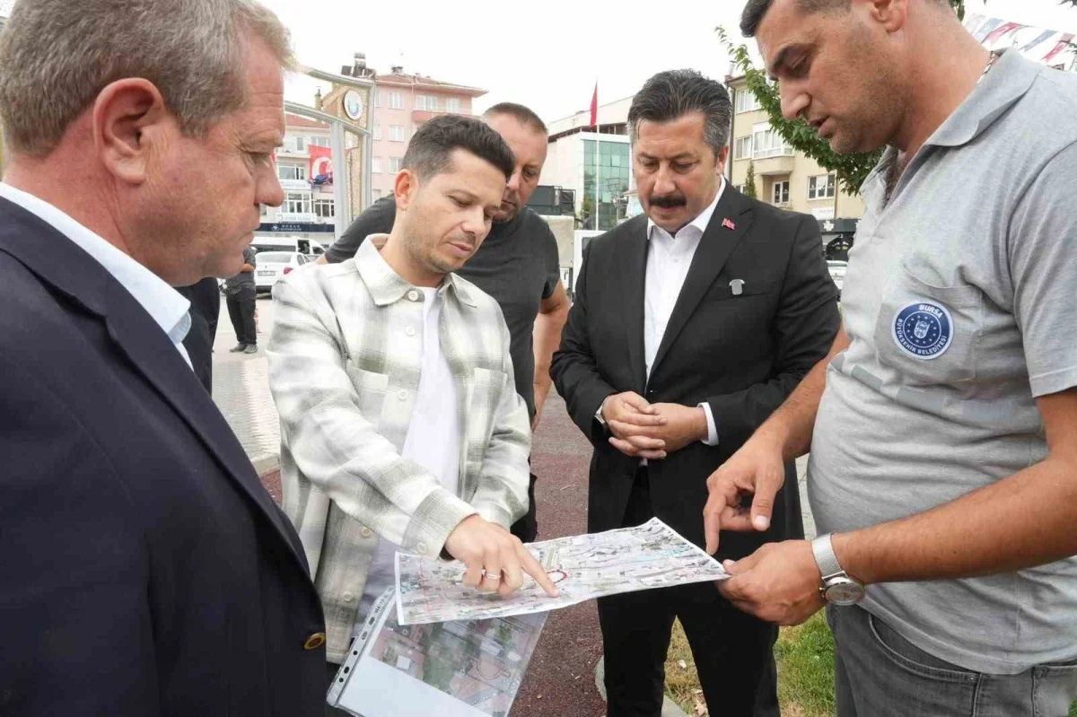 Yenişehir'de ulaşım yatırımları 5 noktada eş zamanlı sürüyor