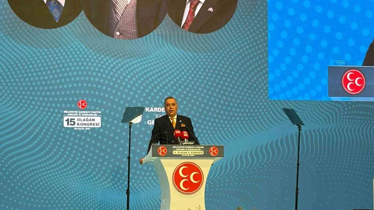 Alparslan Doğan, MHP Ankara İl Başkanlığına yeniden seçildi