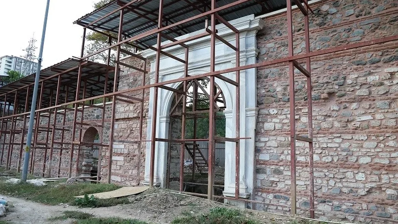 Sadabad Sarayı restorasyonunda son aşama Kağıthane'de