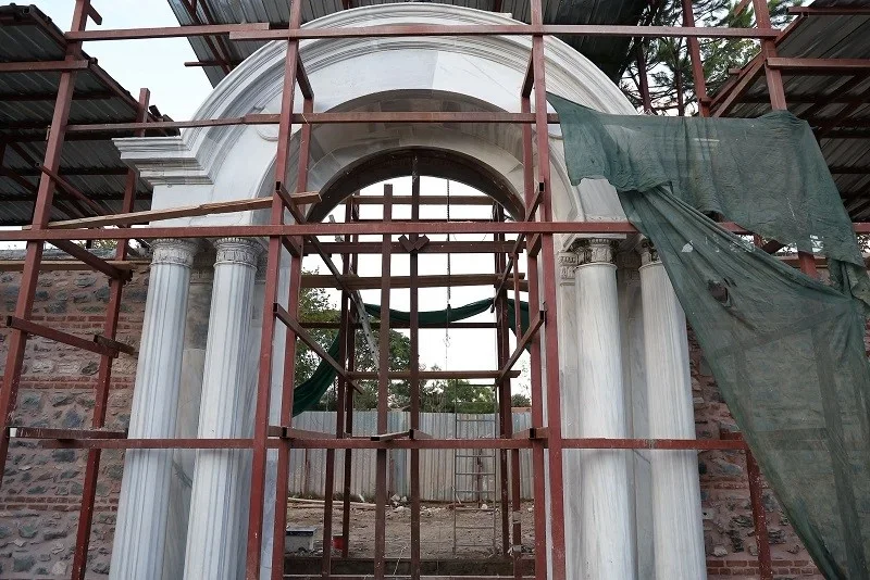 Sadabad Sarayı restorasyonunda son aşama Kağıthane'de