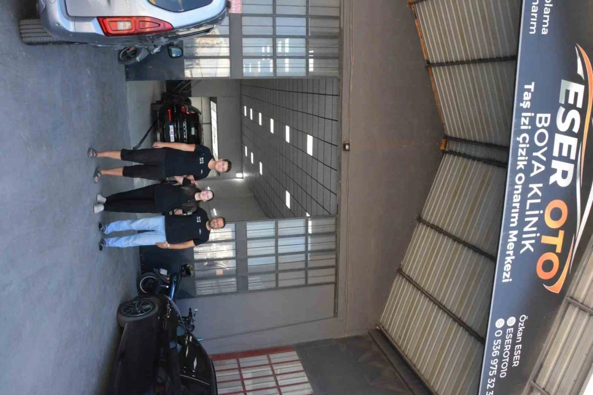 Nisanur Eser Balıkesir'de oto boyada Türkiye'nin yılın kalfası oldu