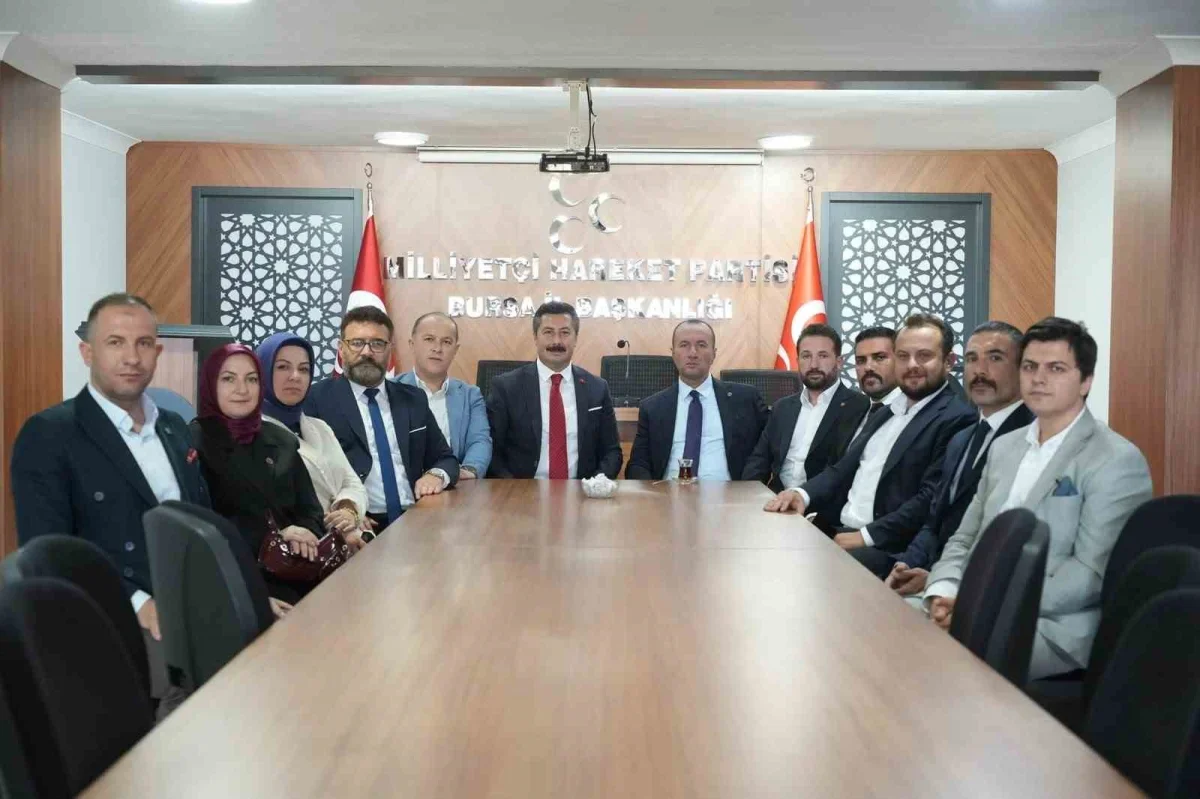 Ercan Özel'den MHP Bursa'ya ziyaret: Yenişehir için ortak akıl
