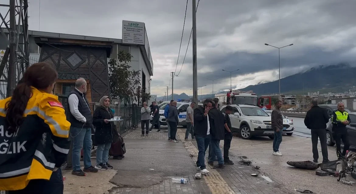 Bursa Yıldırım'da elektrikli bisiklet kazası kamerada: 1 ölü