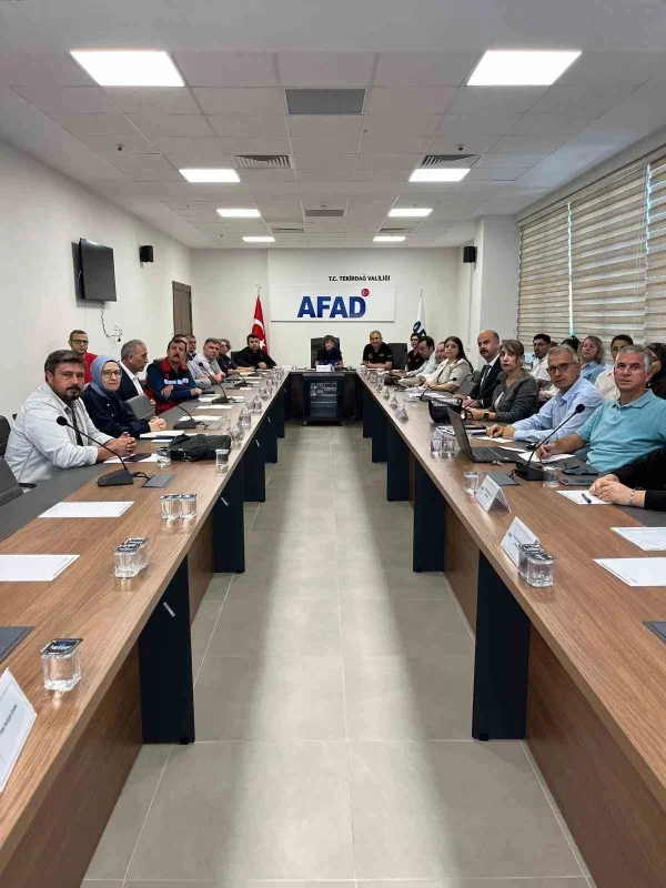 Tekirdağ'da 7.5 büyüklüğünde deprem tatbikatı için hazırlık