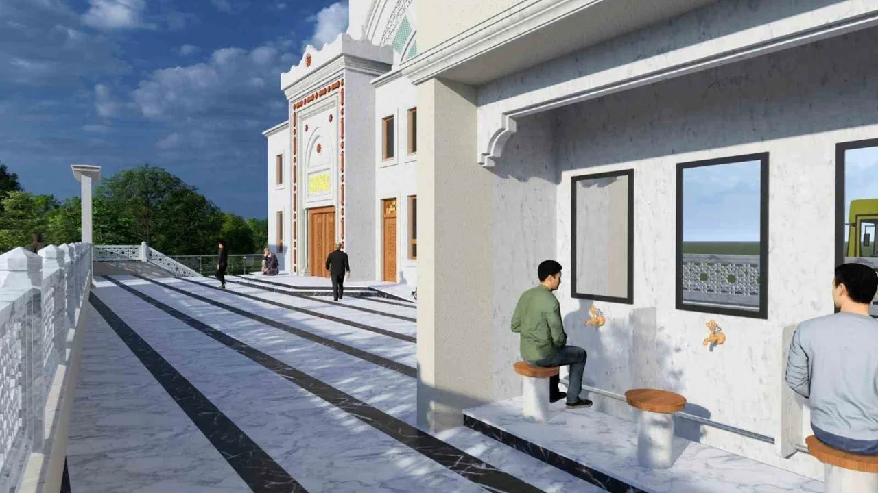 Nurtepe Merkez Camii'nin temeli Kağıthane'de atıldı