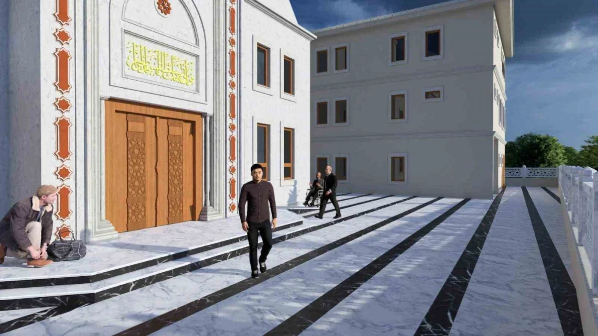 Nurtepe Merkez Camii'nin temeli Kağıthane'de atıldı