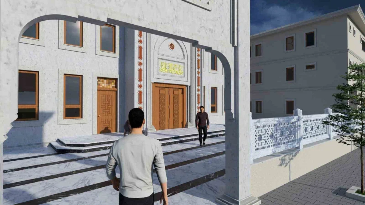 Nurtepe Merkez Camii'nin temeli Kağıthane'de atıldı