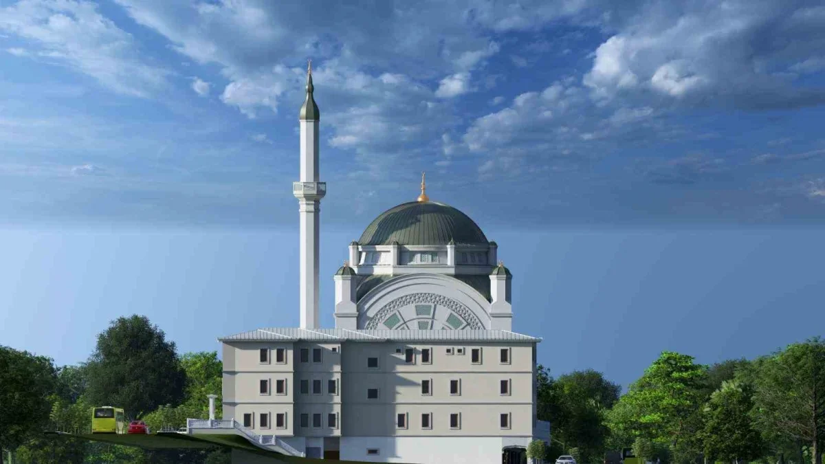 Nurtepe Merkez Camii'nin temeli Kağıthane'de atıldı