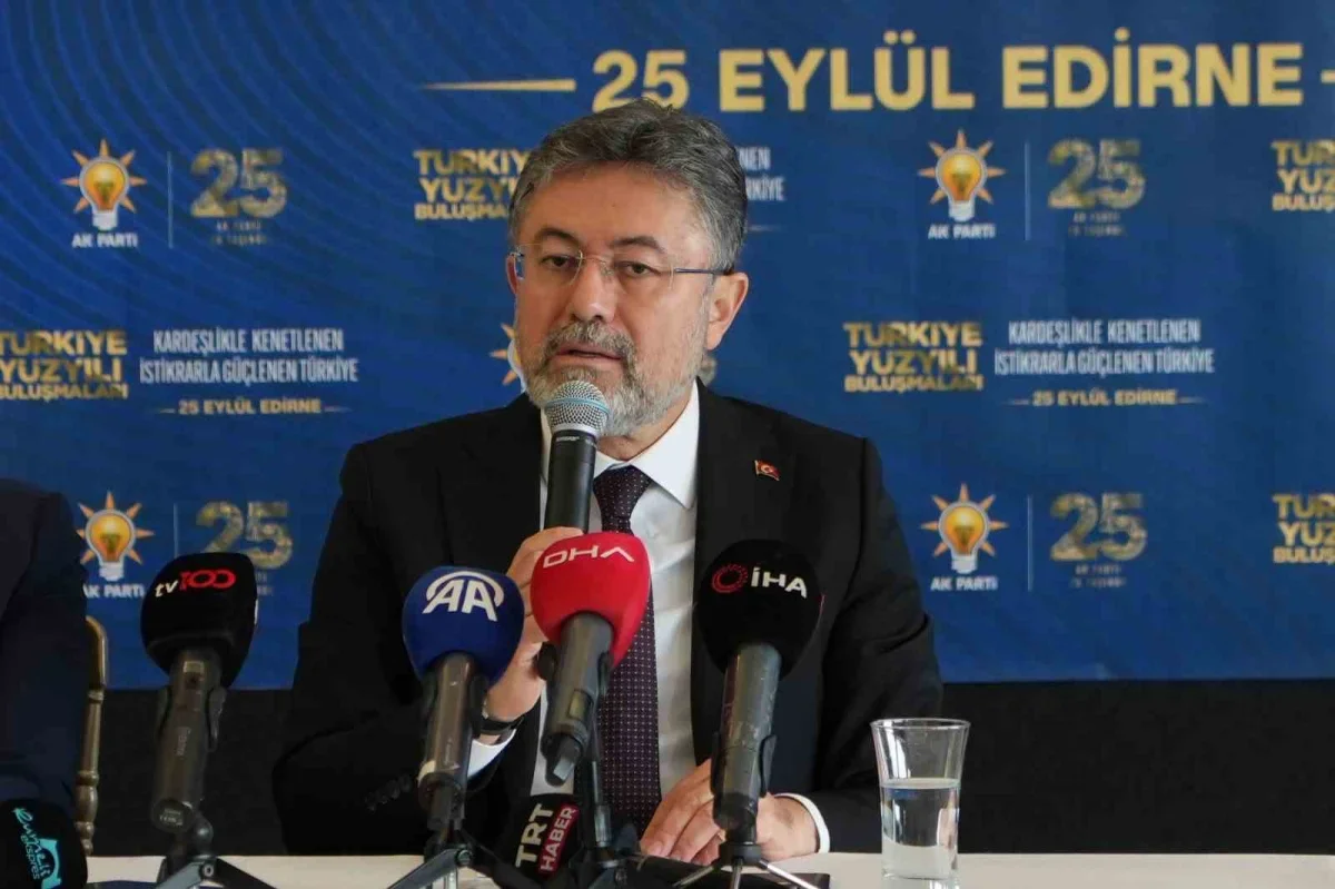Edirne tarımına 136 milyar lira destek: Yumaklı projeleri açıkladı