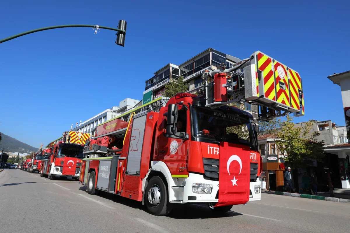 Bursa İtfaiyesi ağustosta 2 bin 480 olaya müdahale etti