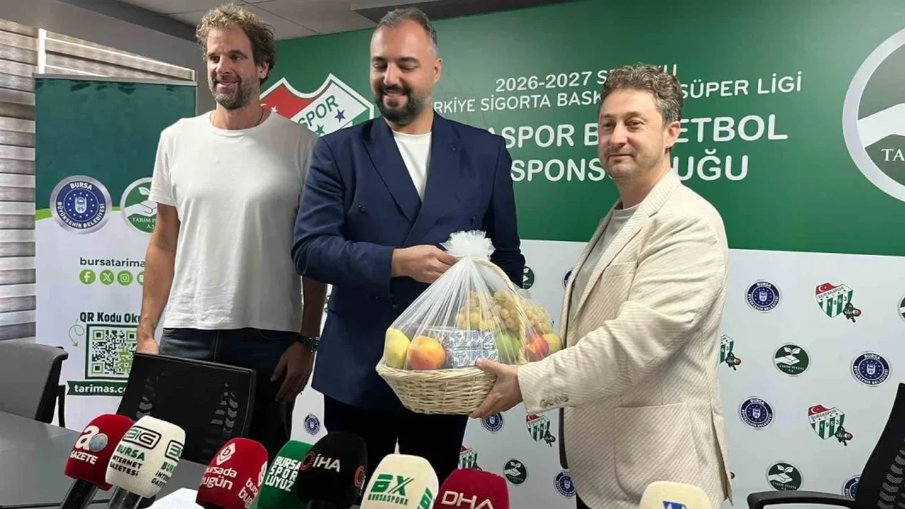 Bursaspor Basketbol'a Tarım ve Peyzaj'dan çifte sponsorluk