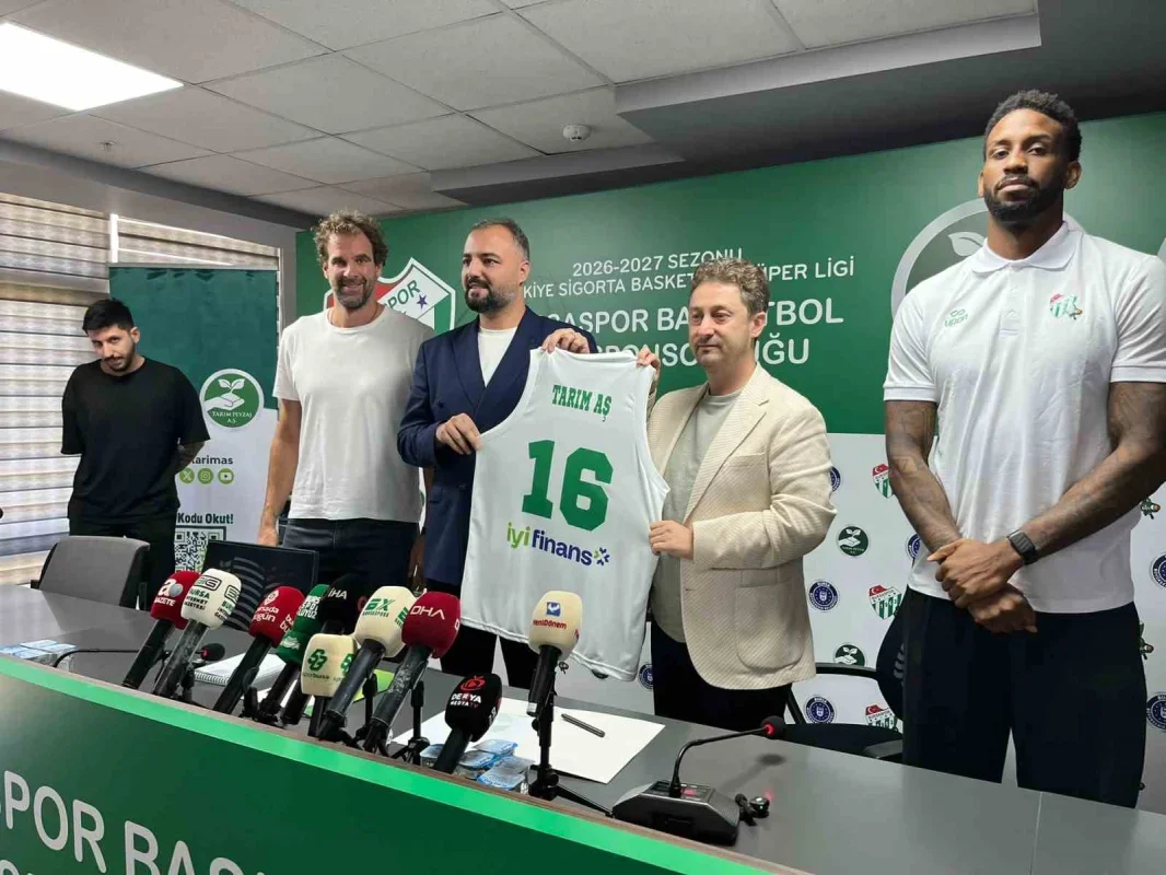 Bursaspor Basketbol'a Tarım ve Peyzaj'dan çifte sponsorluk