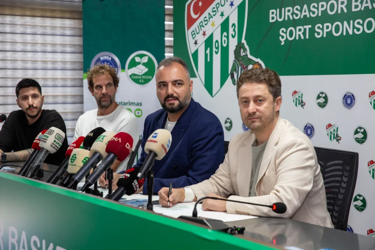 Bursa'da Tarım Peyzaj AŞ, Bursaspor Basketbol'a sponsor oldu
