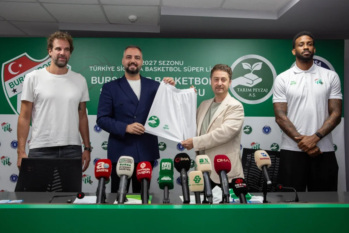 Bursa'da Tarım Peyzaj AŞ, Bursaspor Basketbol'a sponsor oldu