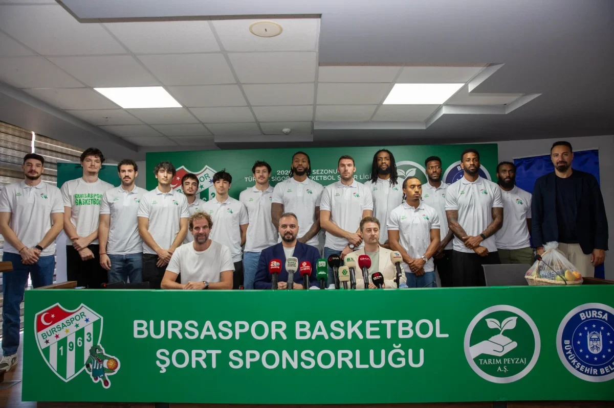 Bursa'da Tarım Peyzaj AŞ, Bursaspor Basketbol'a sponsor oldu