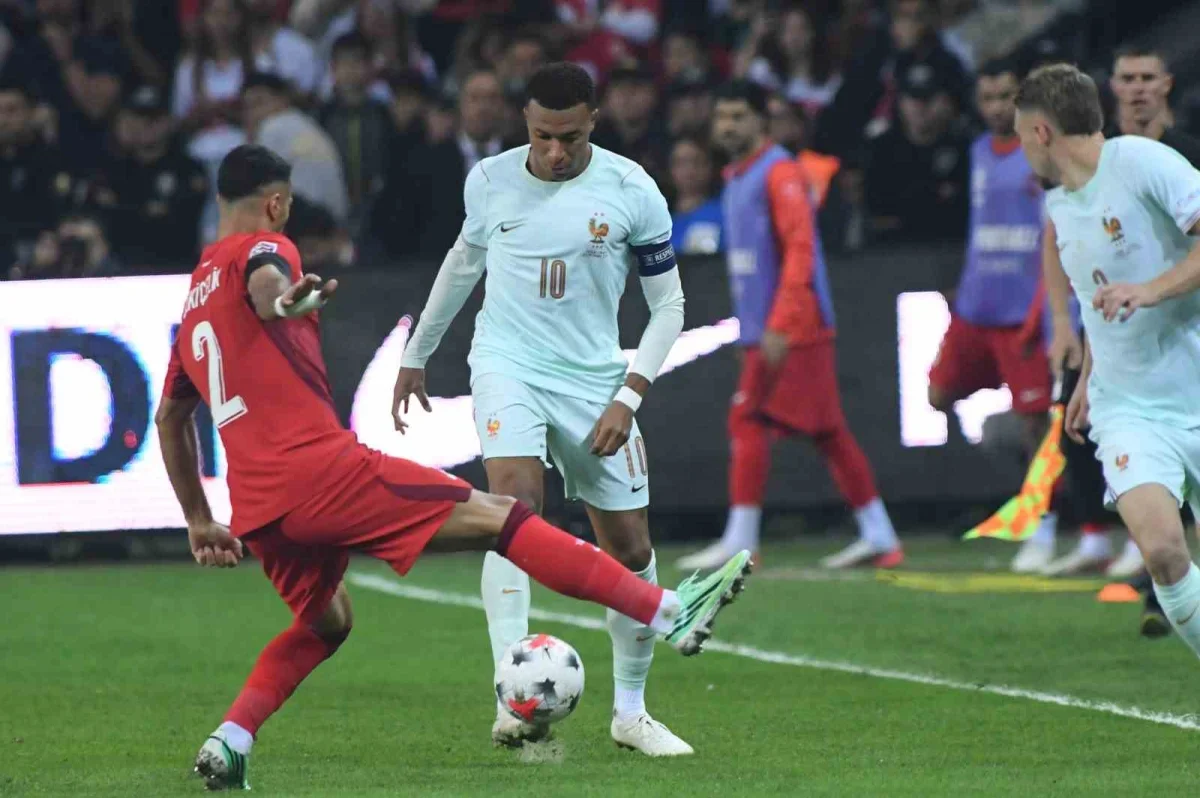 Türkiye-Fransa maçı: Mbappe golüyle Fransa 1-0 kazandı