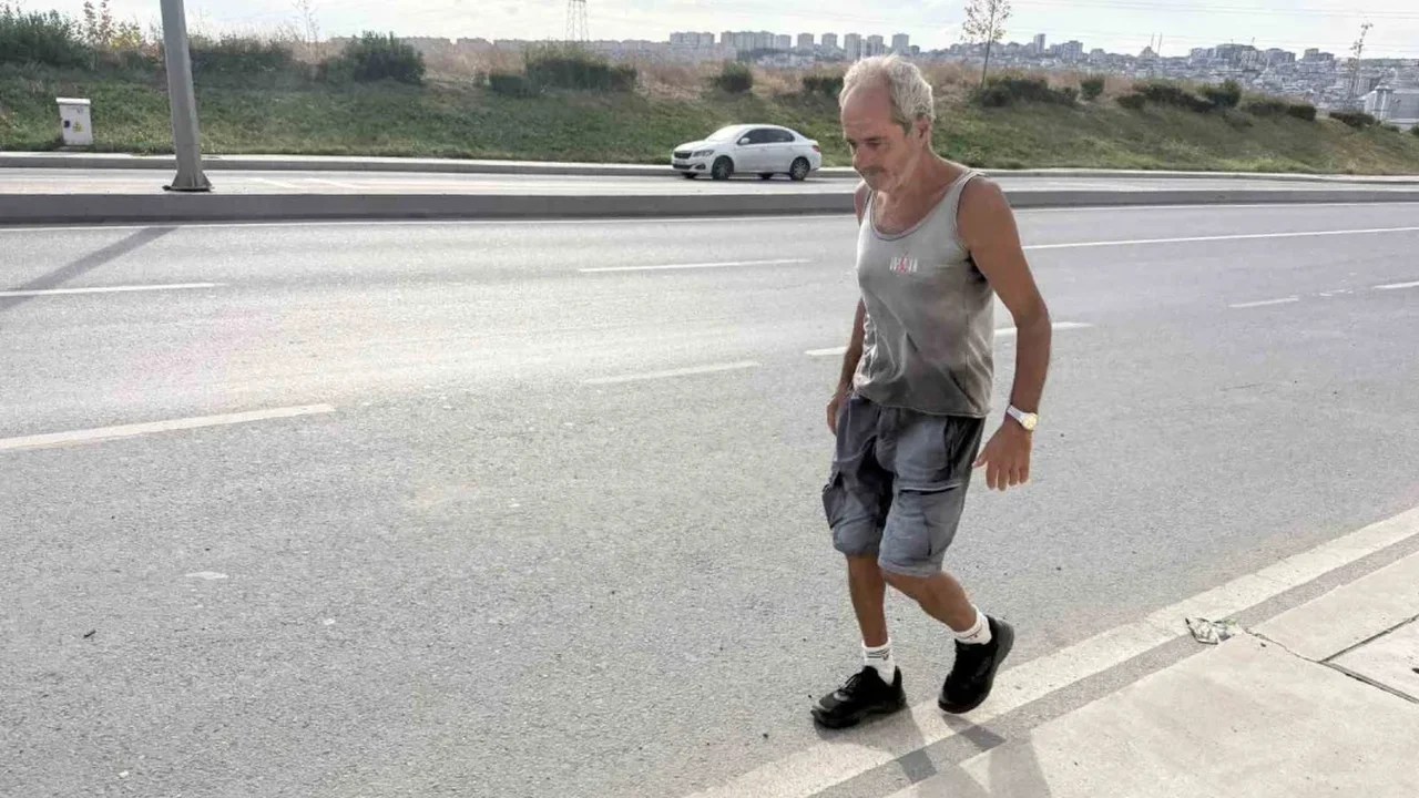 Avcılarlı Kemal Demirkol 6 yıldır her gün 30 kilometre yürüyor