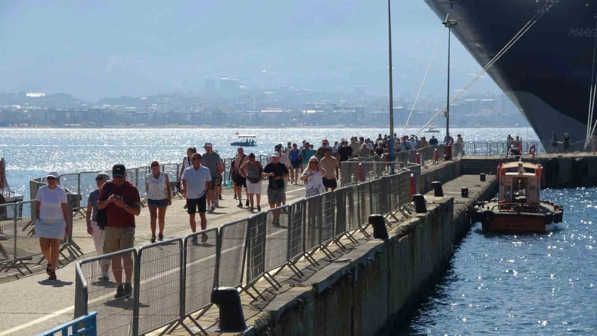 Alanya kruvaziyer turizmi: 9 ayda 10 bin 476 turist geldi