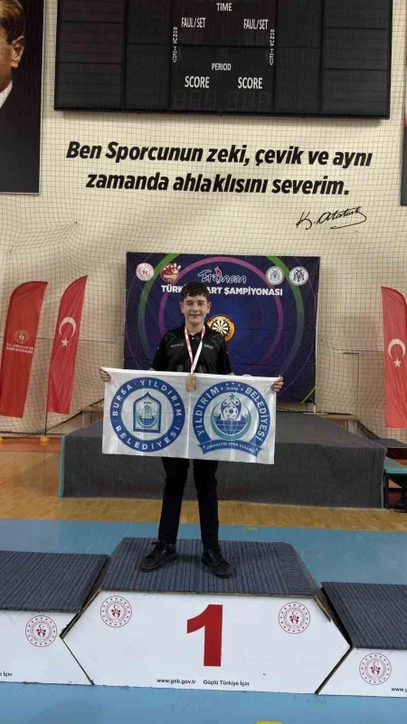Yıldırım Belediyespor dartta Türkiye şampiyonluğuna ulaştı