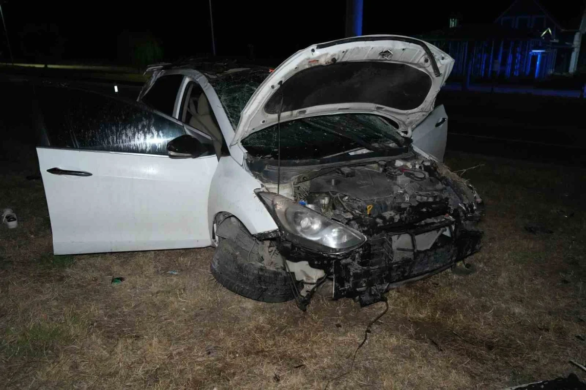 Edirne-Havsa yolunda takla atan otomobil: 1'i ağır 3 yaralı