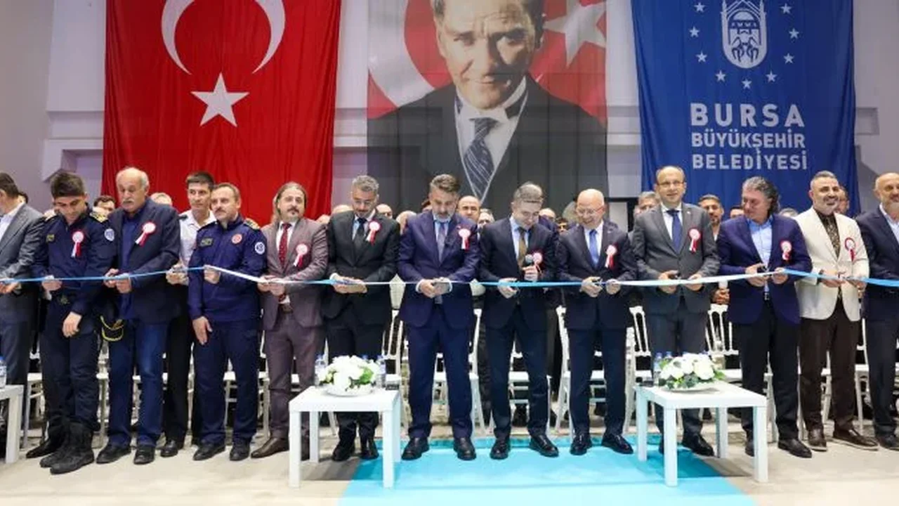 Bursa Kestel'de 32'nci itfaiye istasyonu BOSAB'da açıldı