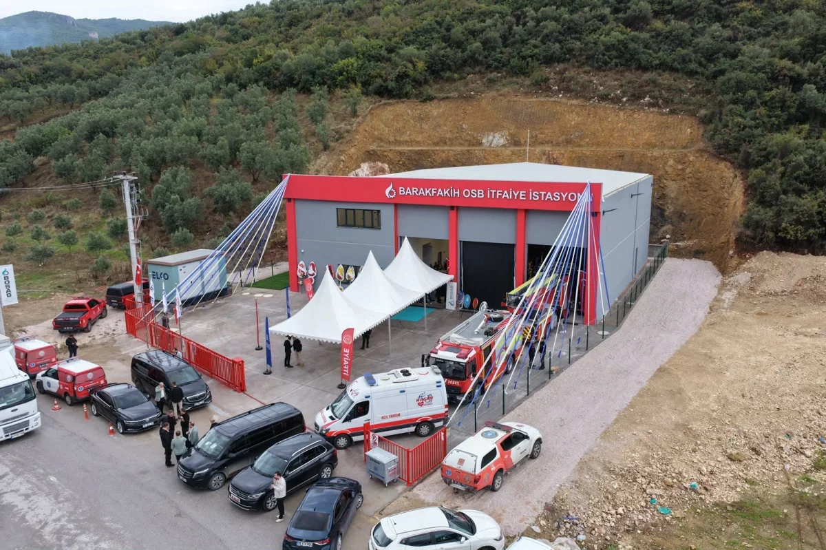 Bursa Kestel'de 32'nci itfaiye istasyonu BOSAB'da açıldı