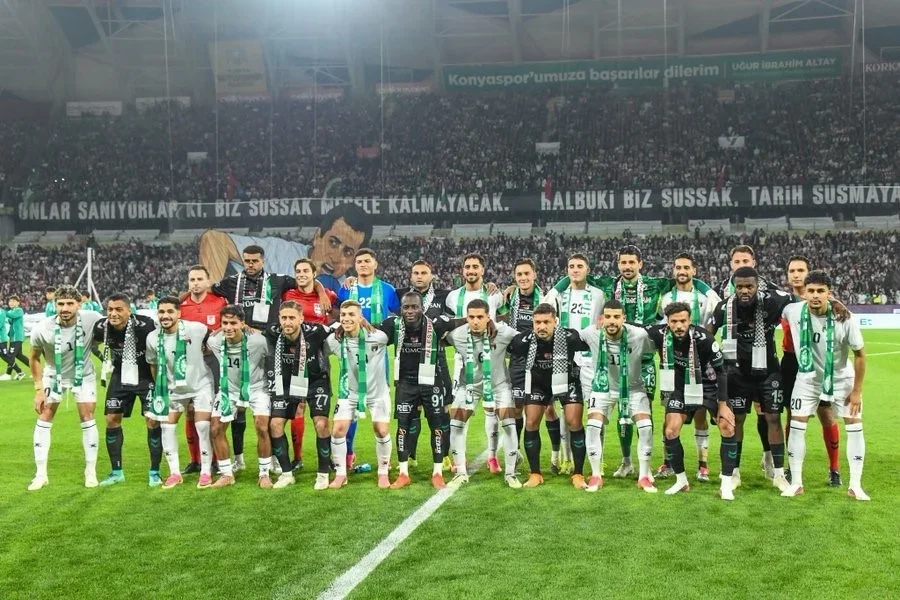 Konyaspor-Filistin Milli Takımı buluşmasına Duran'dan mesaj