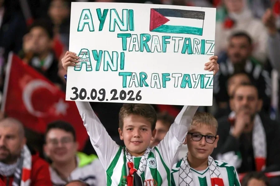 Konyaspor-Filistin Milli Takımı buluşmasına Duran'dan mesaj