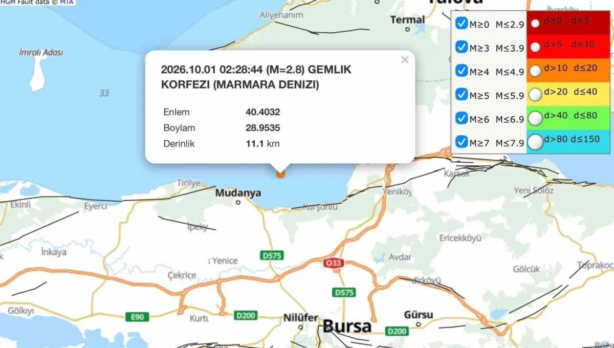 Gemlik depremi Yalova ve İstanbul'da hissedildi: Uzmandan uyarı