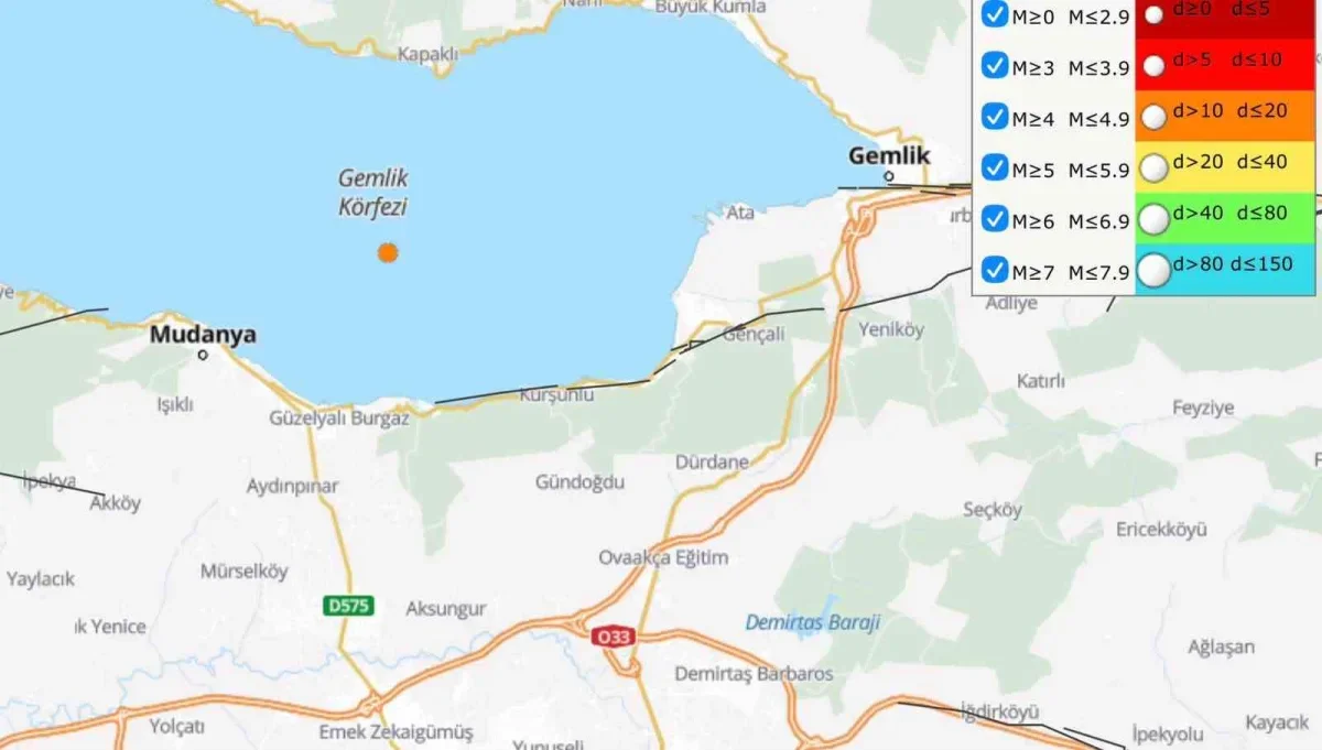 Gemlik depremi Yalova ve İstanbul'da hissedildi: Uzmandan uyarı