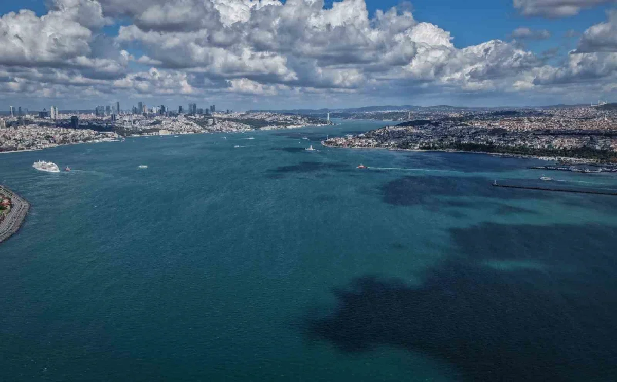 İstanbul Boğazı'nda alg patlaması: Sular turkuaza döndü
