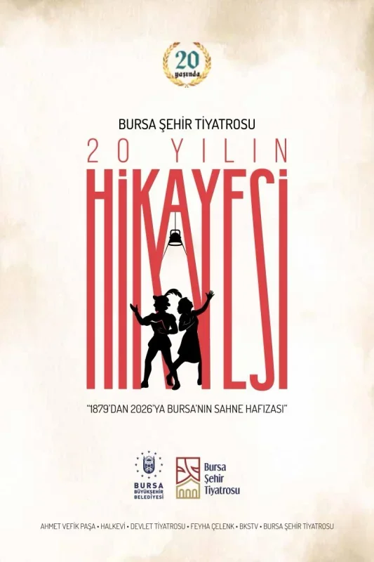 Bursa Şehir Tiyatrosu'nun 20 yıllık sergisi ziyarete açıldı