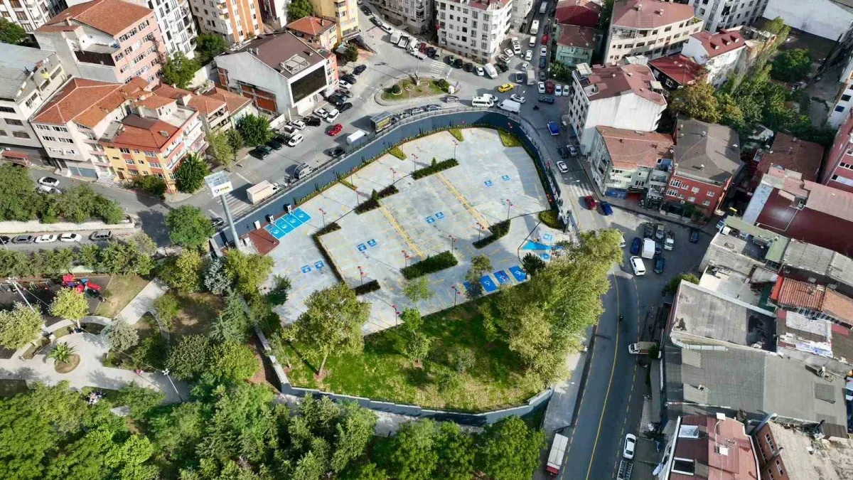 Çağlayan Açık Otoparkı Kağıthane'de 100 araçla hizmete açıldı