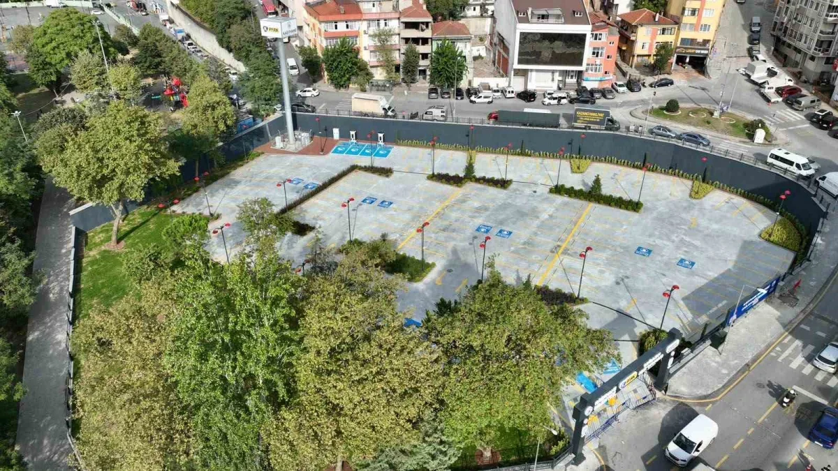Çağlayan Açık Otoparkı Kağıthane'de 100 araçla hizmete açıldı
