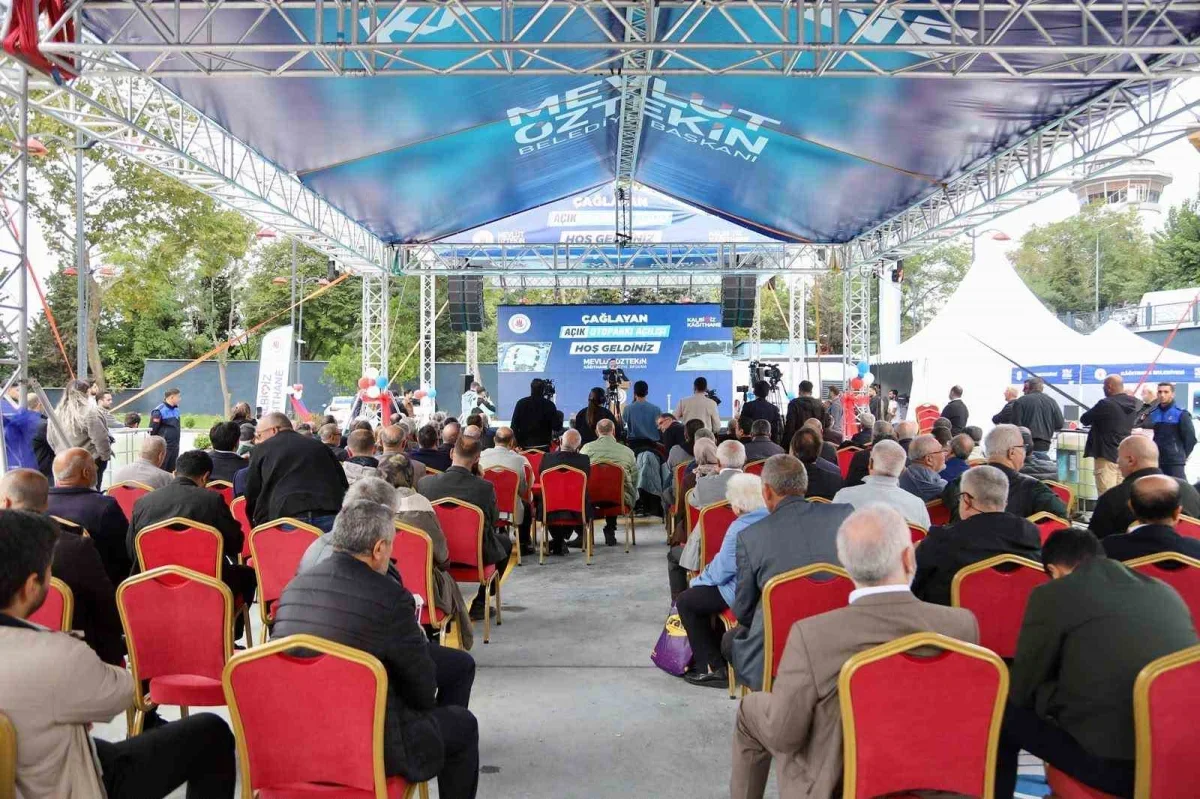 Çağlayan Açık Otoparkı Kağıthane'de 100 araçla hizmete açıldı